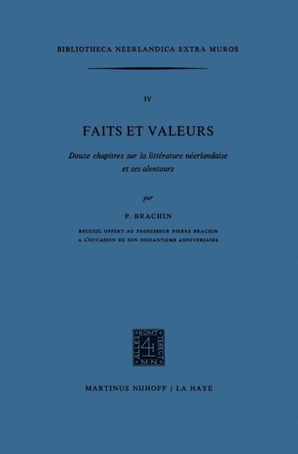 Pierre. Brachin - Faits et Valeurs, E-bok