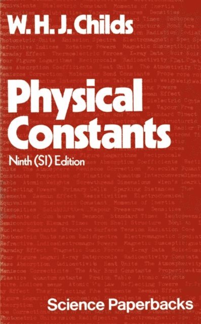 G.W. Childs - Physical Constants, E-bok