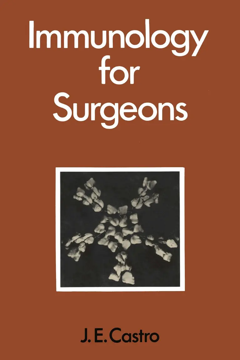 J.E. Castro - Immunology for Surgeons, Häftad. Tillgänglighet: Lägg i varukorg