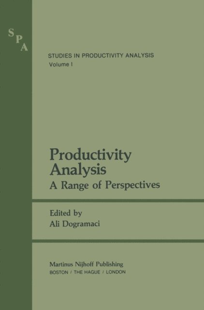 Ali Dogramaci - Productivity Analysis, E-bok