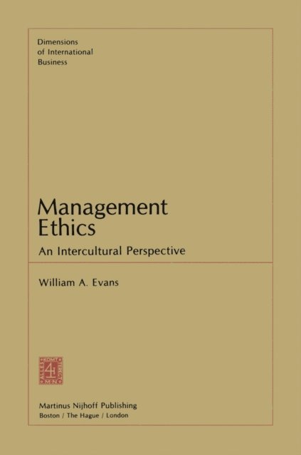 W.A. Evans - Management Ethics, E-bok