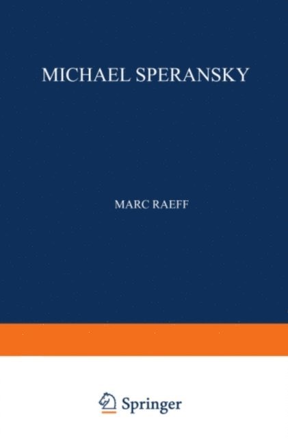 Marc Raeff - Michael Speransky, E-bok