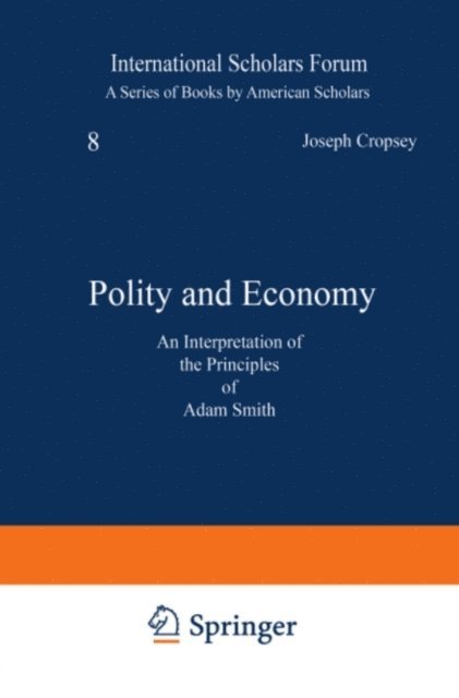 Joseph Cropsey - Polity and Economy, E-bok