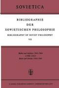 Bibliographie der Sowjetischen Philosophie Bibliography of Soviet Philosophy