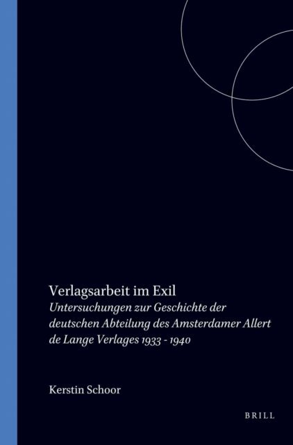 Kerstin Schoor - Verlagsarbeit im Exil, E-bok