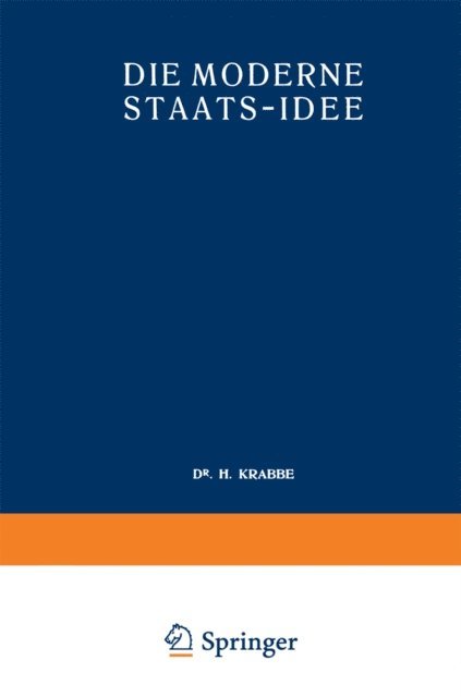 H. Krabbe - Die Moderne Staats-Idee, E-bok