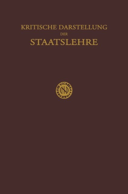 H. Krabbe - Kritische Darstellung der Staatslehre, E-bok