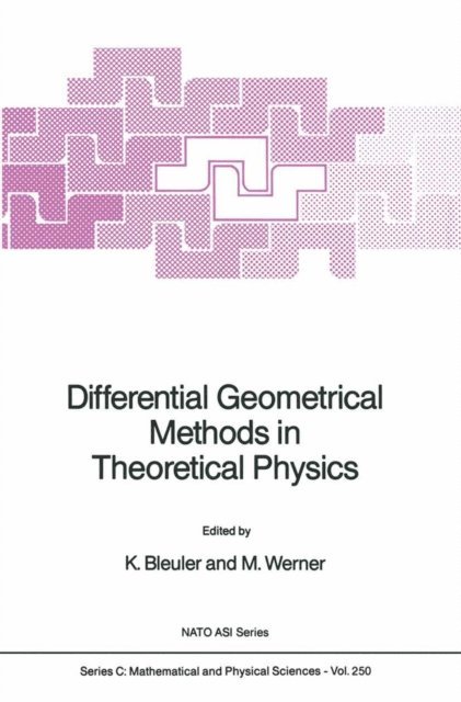 M. Werner, K. Bleuler - Differential Geometrical Methods in Theoretical Physics, E-bok