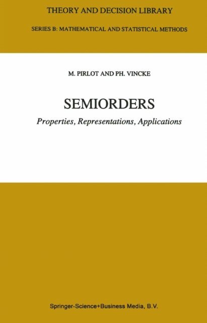 P. Vincke, Marc Pirlot - Semiorders, E-bok