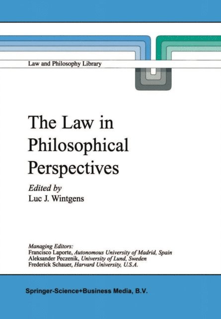 Luc J. Wintgens - Law in Philosophical Perspectives, E-bok