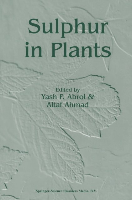 A. Ahmad, Y.P. Abrol - Sulphur in Plants, E-bok