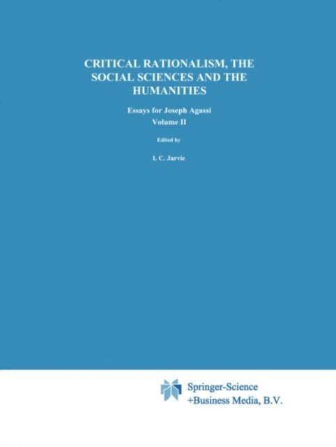 N. Laor, I.C. Jarvie - Critical Rationalism, the Social Sciences and the Humanities, E-bok