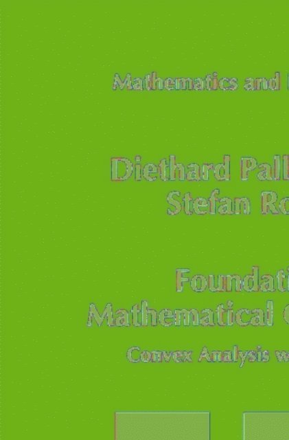 S. Rolewicz, Diethard Ernst Pallaschke - Foundations of Mathematical Optimization, E-bok. Tillgänglighet: Lägg i varukorg