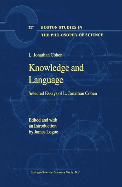 L. Jonathan Cohen, James Logue - Knowledge and Language, E-bok