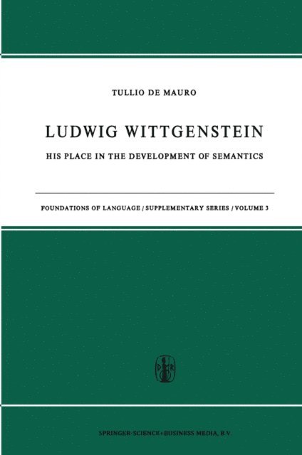 T. De Mauro - Ludwig Wittgenstein, E-bok