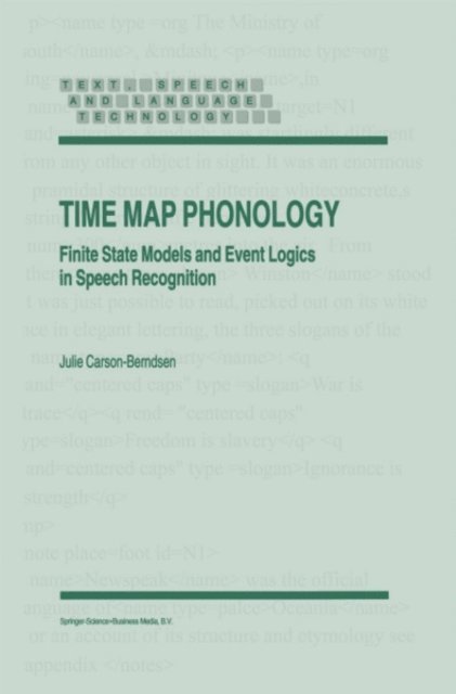 J. Carson-Berndsen - Time Map Phonology, E-bok