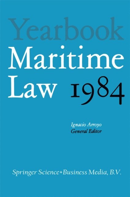 Ignacio Arroyo - Yearbook Maritime Law, E-bok