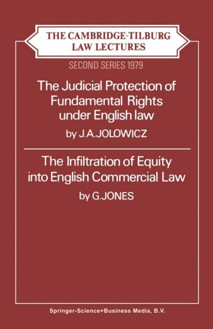 J. A. Jolowicz - Cambridge-Tilburg Law Lectures, E-bok