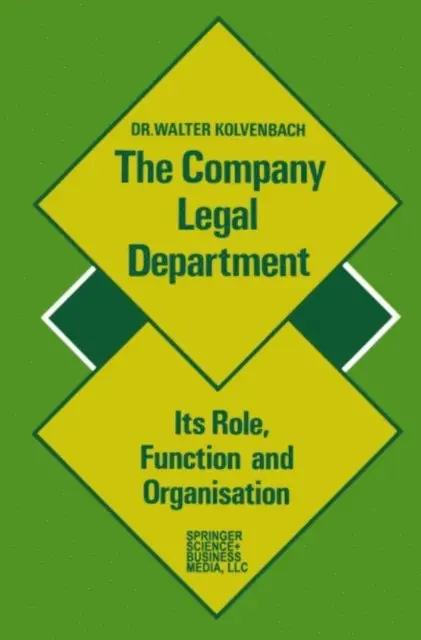 Walter Kolvenbach - Company Legal Department, E-bok. Tillgänglighet: Lägg i varukorg