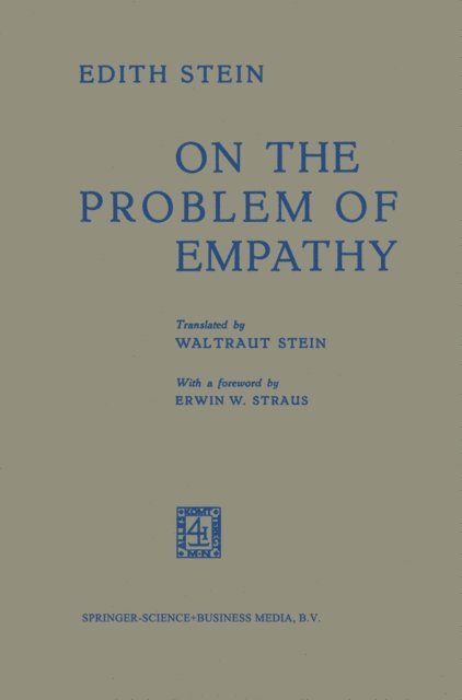 Edith Stein - On the Problem of Empathy, E-bok
