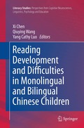 Reading Development and Difficulties in Monolingual and Bilingual Chinese Children