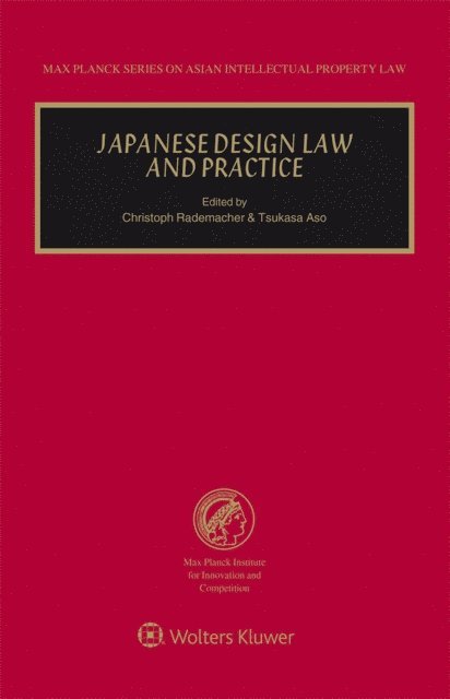Tsukasa Aso, Christoph Rademacher - Japanese Design Law and Practice, E-bok