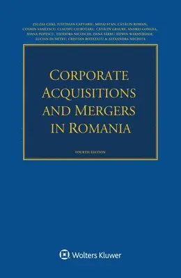 Zsuzsa Csiki, Iustinian Captariu, Mihai Stan - Corporate Acquisitions and Mergers in Romania, Häftad. Tillgänglighet: Lägg i varukorg