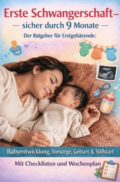 Leonie Wagner - ERSTE SCHWANGERSCHAFT - SICHER DURCH 9 MONATE DER RATGEBER FUR ERSTGEBARENDE Babyentwicklung, Vorsorge, Geburt & Stillstart, E-bok