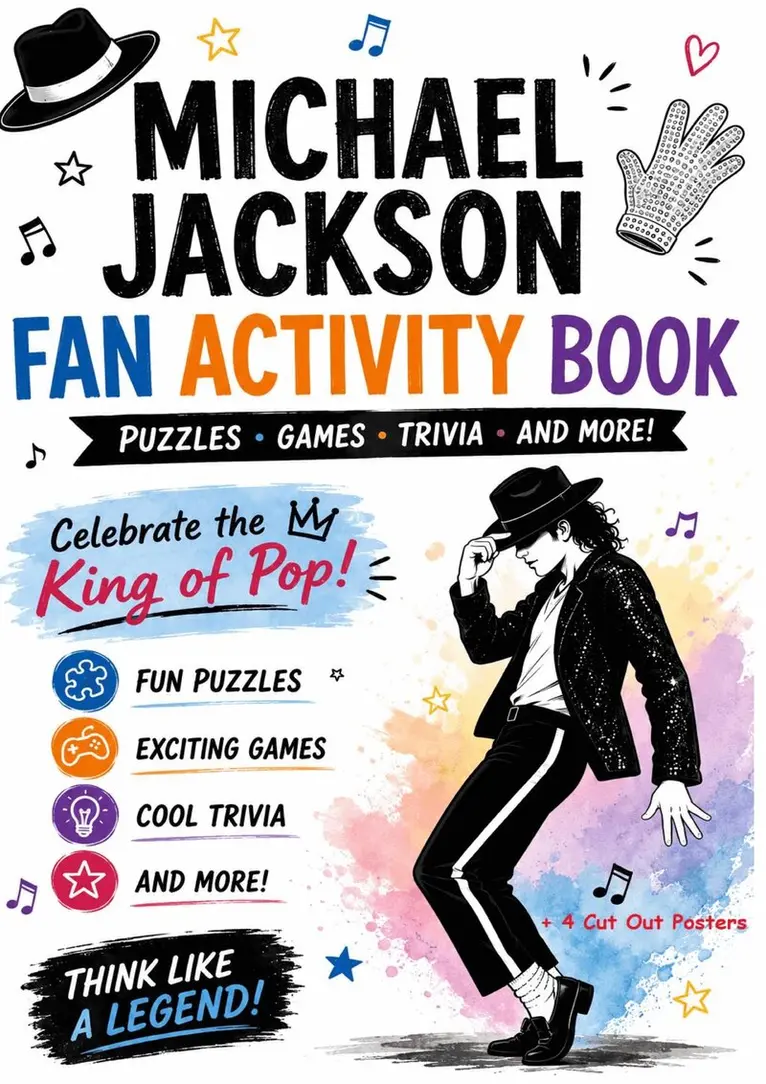 Robin Schuhmann - Michael Jackson Fan Activity Book, Häftad. Tillgänglighet: Lägg i varukorg