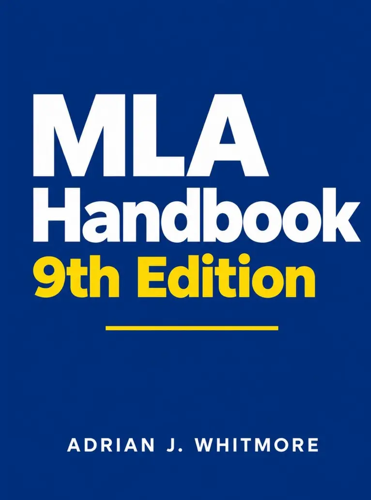 Adrian J. Whitmore - MLA Handbook 9th Edition, Häftad. Tillgänglighet: Lägg i varukorg