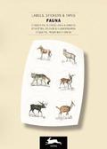 Etiketter, Klistermärken och tejp Fauna