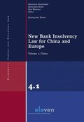 New Bank Insolvency Law for China and Europe: Volume 1 China