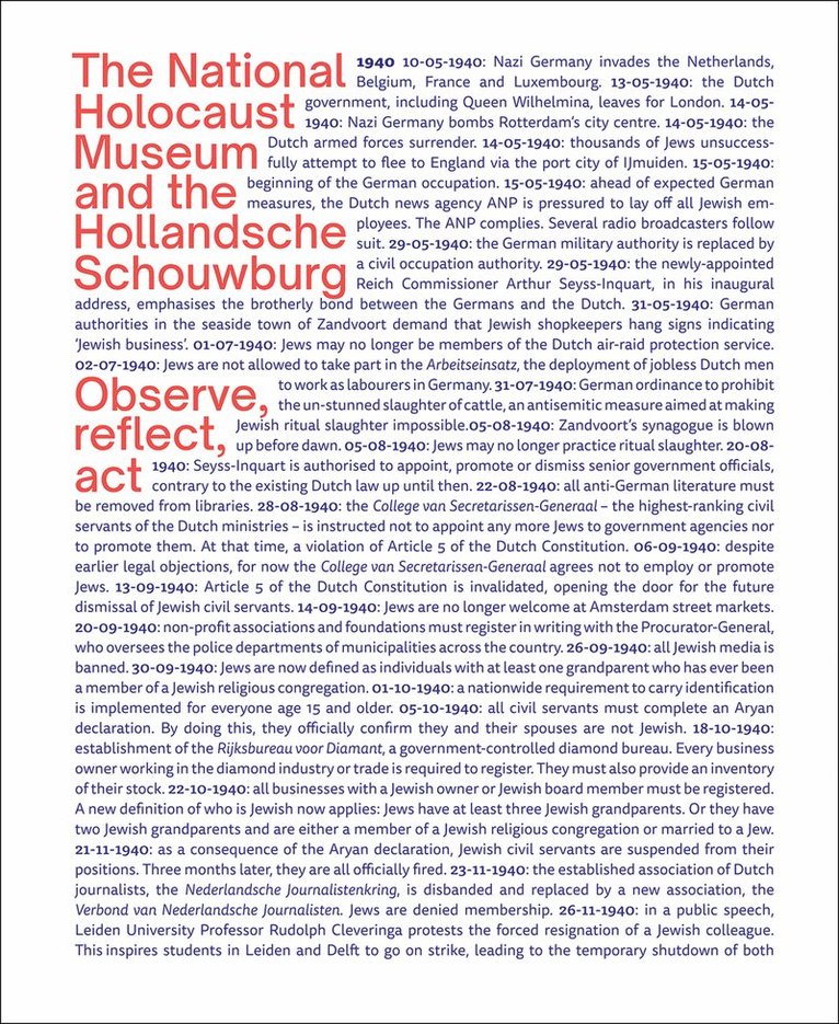 Annemiek Gringold, Asjer Waterman - National Holocaust Museum and the Hollandsche Schouwburg, Inbunden