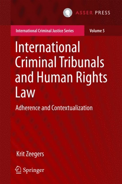 Krit Zeegers - International Criminal Tribunals and Human Rights Law, E-bok
