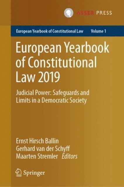 Maarten Stremler, Gerhard van der Schyff, Ernst Hirsch Ballin - European Yearbook of Constitutional Law 2019, E-bok