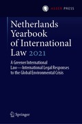 Netherlands Yearbook of International Law 2021
