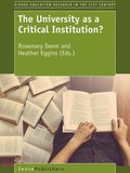 University as a Critical Institution?