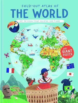 World (Fold-Out Atlas of), Inbunden