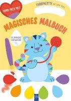 Magisches Malbuch - Cover gelb (Katze), Häftad