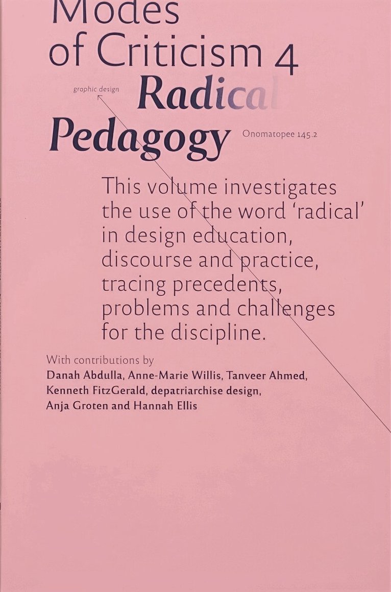 Francisco Laranjo - Modes of Criticism 4: Radical Pedagogy, Häftad