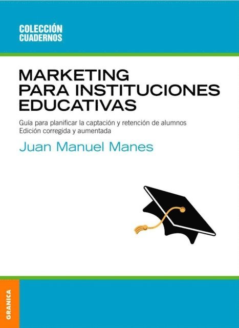 Juan Manuel Manes - Marketing para instituciones educativas, E-bok. Tillgänglighet: Lägg i varukorg