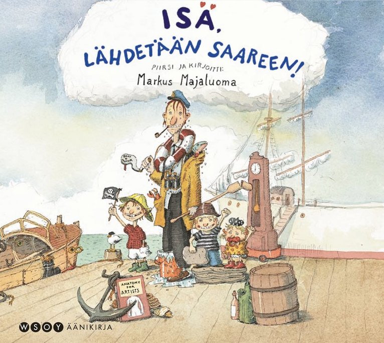 Markus Majaluoma - Isä, lähdetään saareen!, Ljudbok