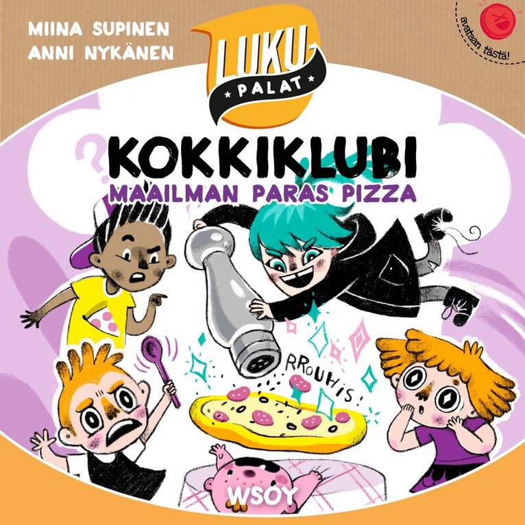 Miina Supinen - Kokkiklubi - Maailman paras pizza, Ljudbok