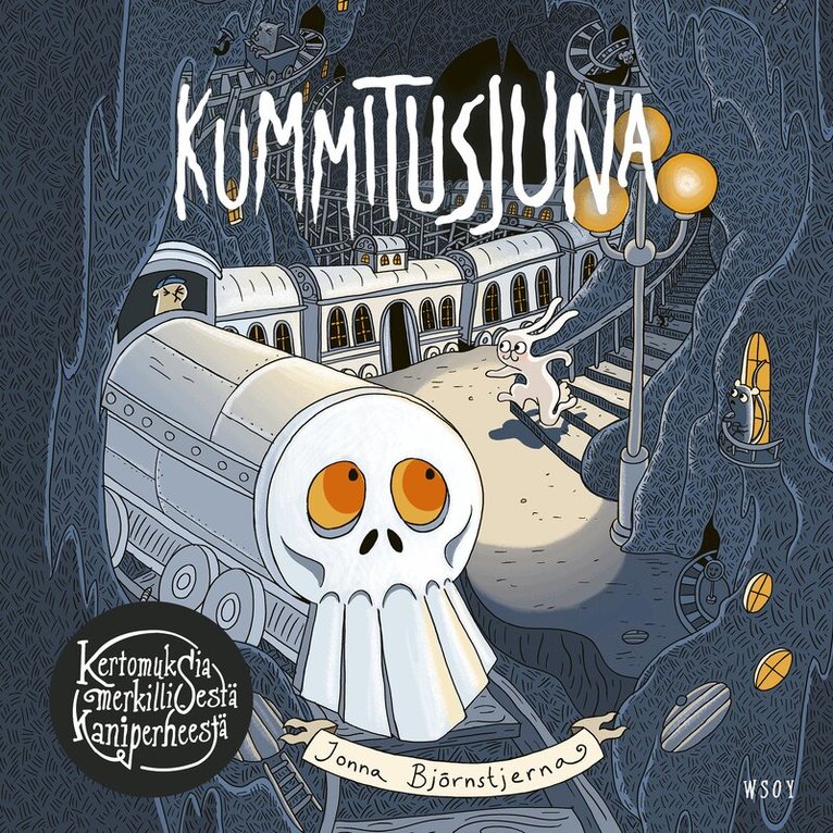 Jonna Björnstjerna - Kertomuksia merkillisestä kaniperheestä: Kummitusjuna, Ljudbok