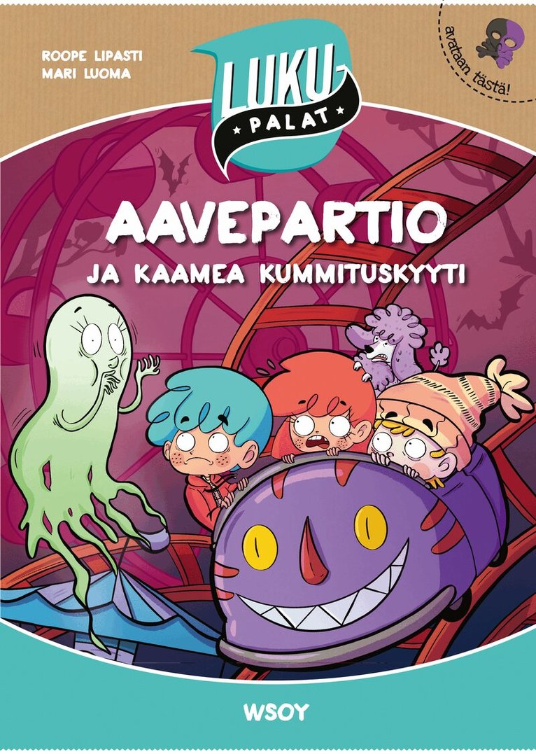 Roope Lipasti - Aavepartio ja kaamea kummituskyyti, E-bok
