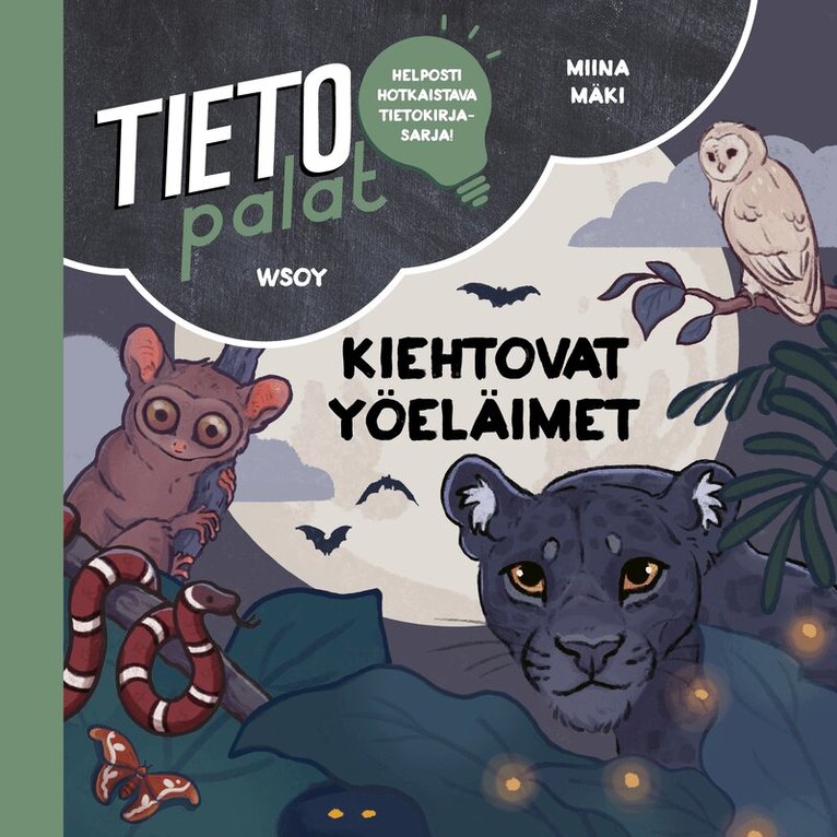 Miina Mäki - Tietopalat: Kiehtovat yöeläimet, Ljudbok