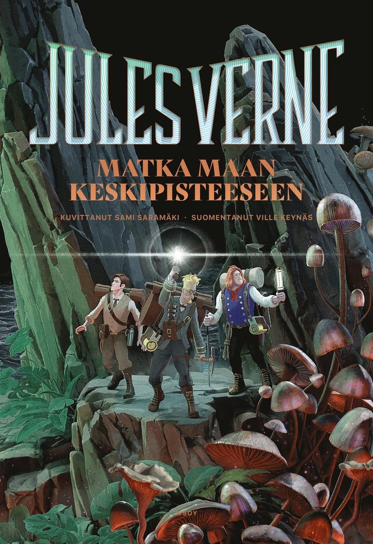 Jules Verne - Matka Maan keskipisteeseen (nelivärikuvitettu laitos), E-bok