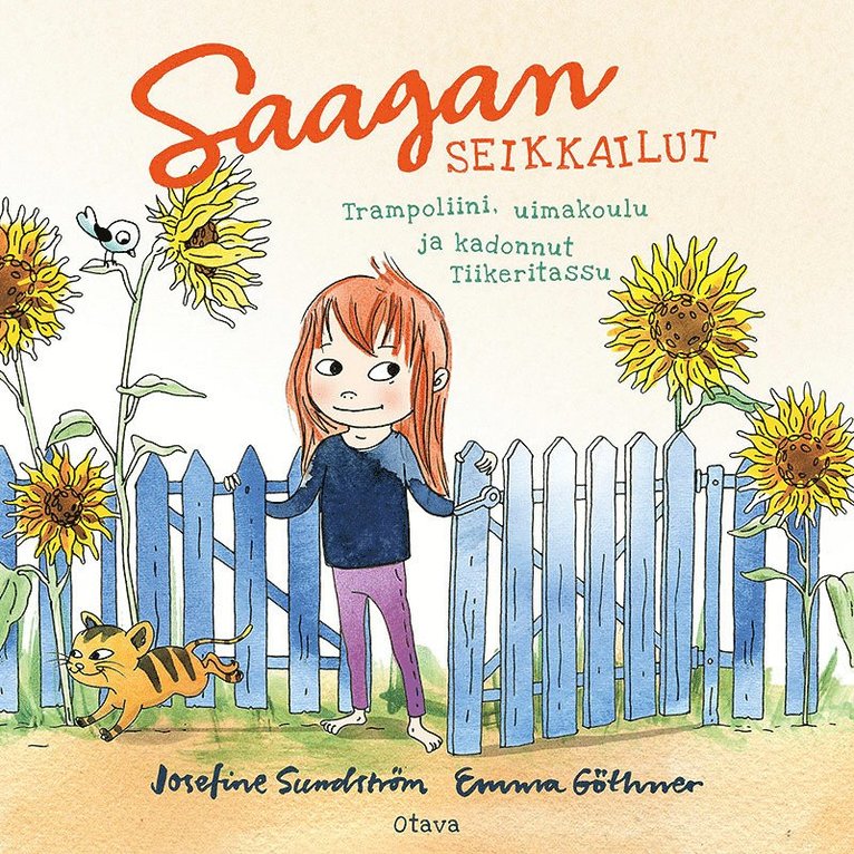 Josefine Sundström, Emma Göthner - Saagan seikkailut -Trampoliini, uimakoulu ja kadonnut Tiikeritassu, Ljudbok