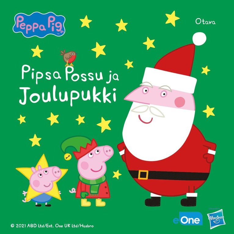 Pipsa Possu ja joulupukki, Ljudbok