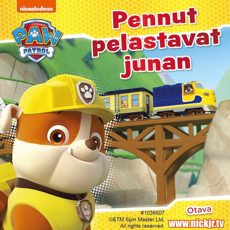 Useita tekijöitä - Ryhmä Hau - Pennut pelastavat junan, Ljudbok
